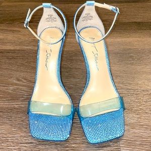 Betsey Johnson blue stiletto heels